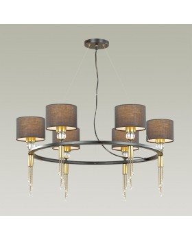 4516/6 NEOCLASSI LN20 176 античная латунь, черный Люстра E27 6*60W 220V SANTIAGO-foto3