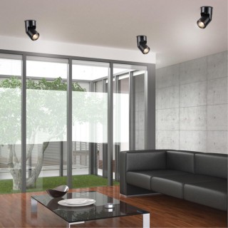 370453 OVER NT19 215 черный Накладной светильник IP20 GU10 50W 220V PIPE-foto3