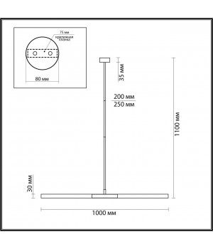4306/2 HIGHTECH ODL22 115 золото Потолочный светильник IP20 G9 2*40W SOHO-foto2