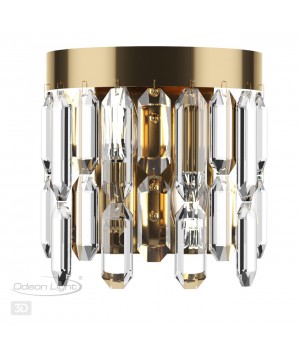 4986/2W HALL ODL22 449 золотой/хрусталь Бра E14 2*40W DAKISA-foto5