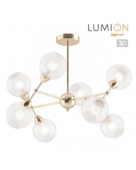 3752/8C MODERNI LN19 084 золотой Люстра на штанге E14 220V EVERLY-foto5