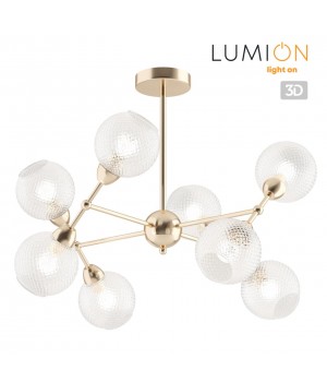 3752/8C MODERNI LN19 084 золотой Люстра на штанге E14 220V EVERLY-foto5