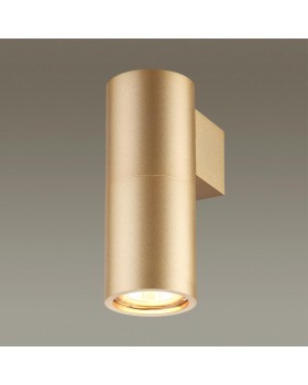 3828/1W HIGHTECH ODL20 218 золотистый/металл Настенный светильник GU10 50W DUETTA-foto3