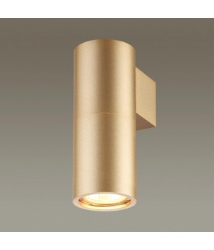 3828/1W HIGHTECH ODL20 218 золотистый/металл Настенный светильник GU10 50W DUETTA-foto3