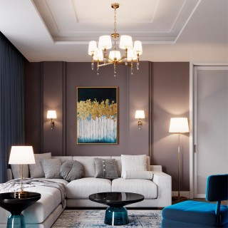 4894/1F MODERN ODL_EX22 91 бронзовый/белый/абажур ткань Торшер E27 1*60W LONDON-foto3