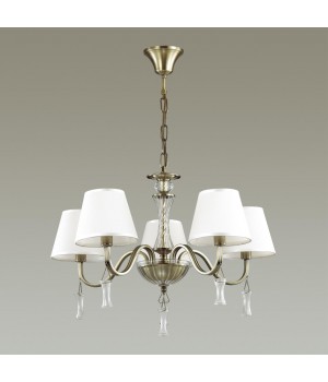 4408/5 CLASSI LN19 091 античная бронза Люстра E14 5*40W 220V KIMBERLY-foto3
