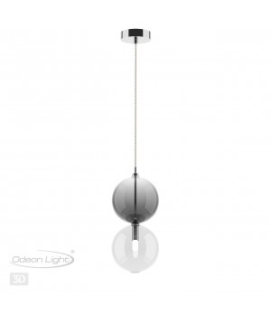 4980/1A PENDANT ODL22 298 хром/дымчатый/стекло Подвес G9 1*40W TWIXY-foto5