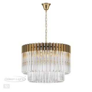 4675/8 HALL ODL20 418 бронзовый/прозрачный Люстра E14 8*40W 220V MORIA-foto5