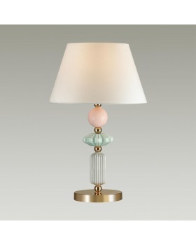 4861/1TB CLASSIC ODL_EX22 77 золотой/раноцветн.керамика/абажур Настольная лампа E27 1*60W 4861/1TB CANDY-foto3