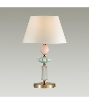 4861/1TB CLASSIC ODL_EX22 77 золотой/раноцветн.керамика/абажур Настольная лампа E27 1*60W 4861/1TB CANDY-foto3