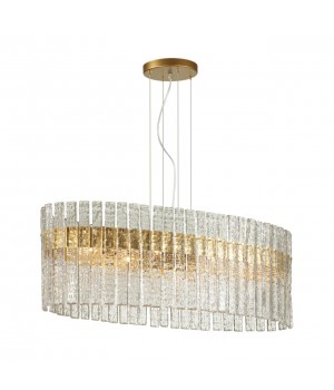 4938/6B HALL ODL22 439 матов.золотой/прозрачный/стекло Люстра E14 6*40W MERKALE-foto5