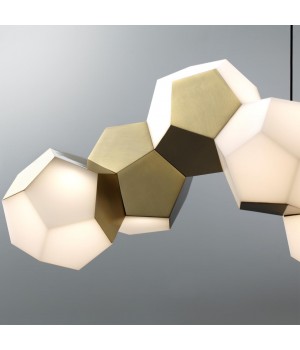 4305/74L HIGHTECH ODL22 165 золото Подвесной светильник LED 83W 4440Лм IP20 BINGO-foto6