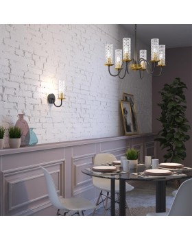 3781/6 MODERNI LN19 191 черный, бронза Люстра E27 6*40W 220V SHEILA-foto3