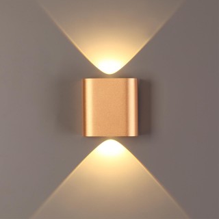 4212/2WL HIGHTECH ODL21 197 золот/металл Настен.светильник IP20 LED 2W 241Лм 3000K MAGNUM-foto4