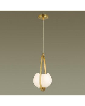 4873/1 MODERN ODL_EX22 85 золотой/белый/стекло Подвес E14 1*40W WATERLILY-foto7