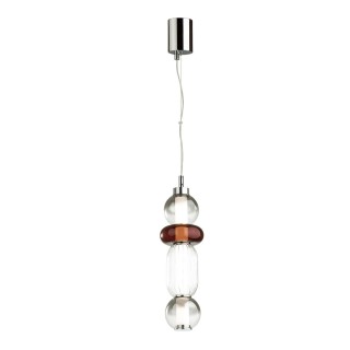 4826/18L PENDANT ODL21 321 хром/дымчатый/бордо/прозрачный Подвес LED 18W BEANS-foto6