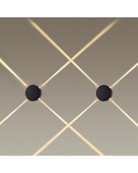 4262/8WL HIGHTECH ODL21 191 черный/металл Настенный светильник IP20 LED 8W 275Лм 3000K BEATA-foto3