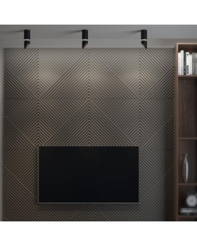 370905 OVER NT22 288 черный/золото Светильник накладной влагозащищенный IP44 GU10 9W 220V DELTA-foto3