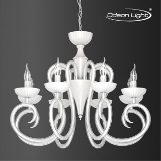 3932/8 HALL ODL18 439 хром/белый Люстра IP20 E14 8*40W 220V ZEFIRO-foto4
