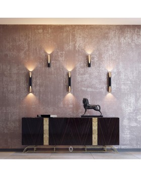 3816/16WL HIGHTECH ODL19 189 черный с золотом/металл Настен.светильник LED 12W 3000К 80х60 WHITNEY-foto11