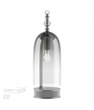 4882/1T NEO ODL_EX22 61 серебристый/дымчатый/стекло Настольная лампа E14 1*40W BELL-foto5