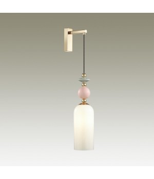 4861/1WA CLASSIC ODL_EX21 73 золото/разноцветн./керамика/стекло Бра E14 1*40W CANDY-foto4