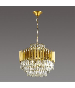4123/16 HALL ODL19 434 золото/хрусталь Люстра E14 16*40W VALETTA-foto3