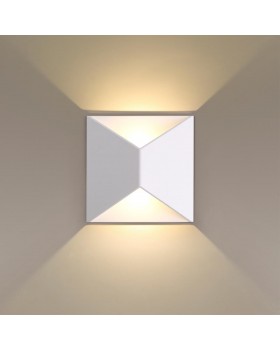 3909/10WL HIGHTECH ODL20 241 белый/металл Настенный светильник LED 3500K 10W 220V IP65 TIBRO-foto4