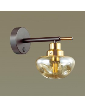 4405/1W MODERNI LN19 096 коричневый, золотой Бра E14 1*40W 220V YOSHI-foto3