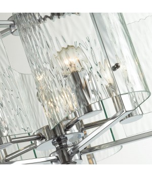 4888/5 MODERN ODL_EX22 93 хром/прозрачный/стекло Люстра E27 5*60W ELEGANTE-foto7