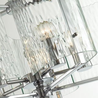 4888/5 MODERN ODL_EX22 93 хром/прозрачный/стекло Люстра E27 5*60W ELEGANTE-foto7