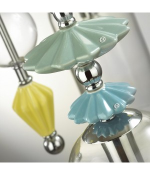 4893/7C CLASSIC ODL_EX22 33 хром/раноцветн./керамика/стекло Люстра потолочная E14 7*40W 4893/7C BIZET-foto7