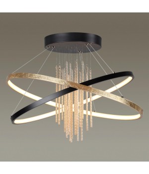 3901/70CL L-VISION ODL22 215 черный/золотистый/металл Потолочный светильник IP20 LED 70W 3340Лм 4000K MONICA-foto4