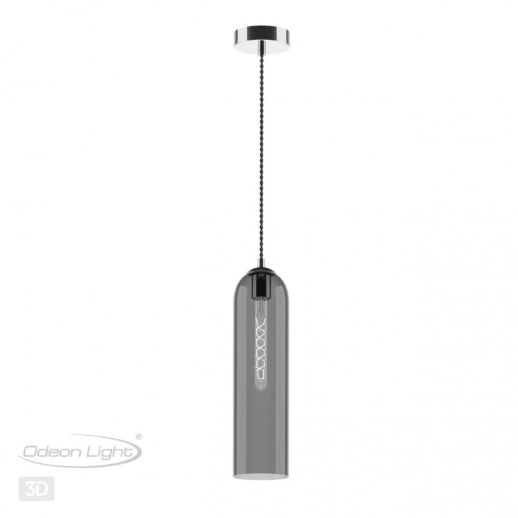 4805/1 PENDANT ODL21 339 никель/дымчатый Подвес E27 1*60W VOSTI