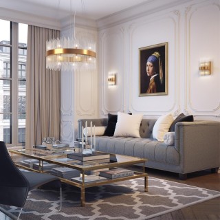 4722/18 HALL ODL20 474 бронзовый/стекло/прозрачный Люстра G9 18*33W 220V FOCCO-foto3