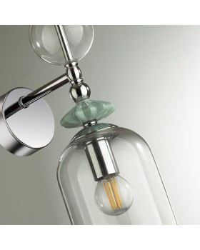 4893/1F CLASSIC ODL_EX22 69 хром/раноцветн./керамика/стекло Торшер E14 1*40W 4893/1F BIZET-foto7