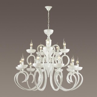 3932/15 HALL ODL18 439 хром/белый Люстра IP20 E14 15*40W 220V ZEFIRO-foto3