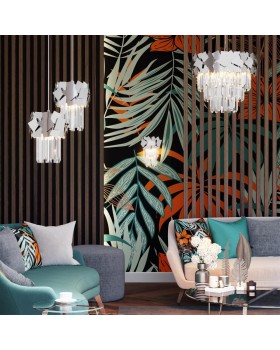 4811/6C HALL ODL21 479 хром/хрусталь Люстра потолочная E14 6*40W STALA-foto3