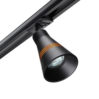 370859 PORT NT22 066 черный Светильник трековый однофазный двухжильный IP20 GU10 9W 220V SOBIT-foto4