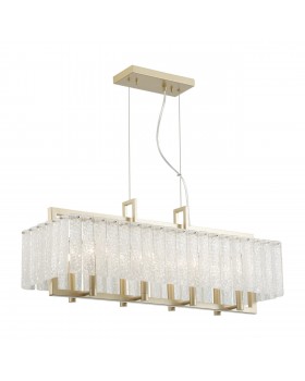 4976/8 HALL ODL22 377 матов.золотой/стекло Люстра G9 8*40W EDERA-foto5