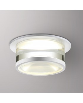 370915 SPOT NT22 300 белый Светильник встраиваемый IP20 GU10 9W 220V GEM-foto3