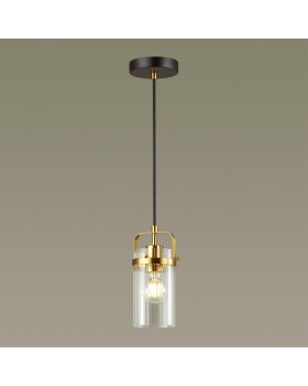 4653/1 COUNTRY ODL20 503 черный/золотой/прозрачный Подвес E27 60W 220V KOVIS-foto4