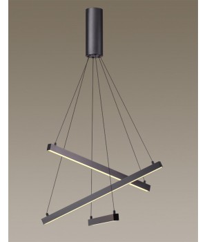 3860/39B L-VISION ODL20 143 черный/металл Подвесной светильник LED 3000K 39W 220V COMETA-foto3