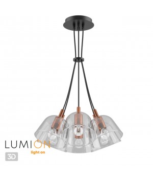 4455/6 MODERNI LN20 184 черный, медный Люстра E14 6*40W 220V JOSEPH-foto5