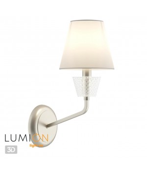 4433/1W NEOCLASSI LN20 112 никель, белый, стеклянный декор Бра E14 1*40W 220V ABIGAIL-foto6