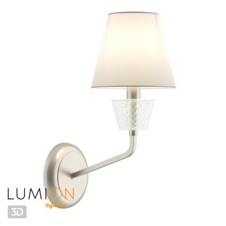 4433/1W NEOCLASSI LN20 112 никель, белый, стеклянный декор Бра E14 1*40W 220V ABIGAIL-foto6