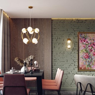 4808/2W MODERN ODL21 399 золотой/белый Бра G9 2*40W SLOTA-foto3