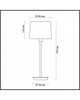 4115/1T MODERN ODL19 240 хром/серый Настольная лампа E14 1*40W EDIS-foto2