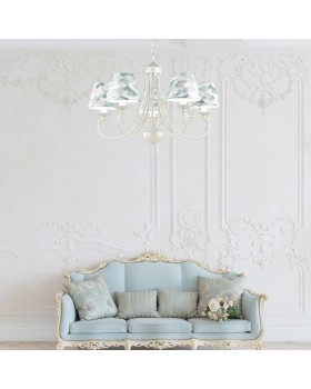 4541/5 NEOCLASSI LN21 белый 123 Люстра E14 5*40W 220V FLEUR-foto3