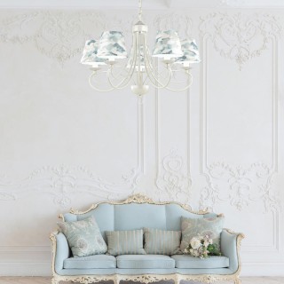 4541/5 NEOCLASSI LN21 белый 123 Люстра E14 5*40W 220V FLEUR-foto3